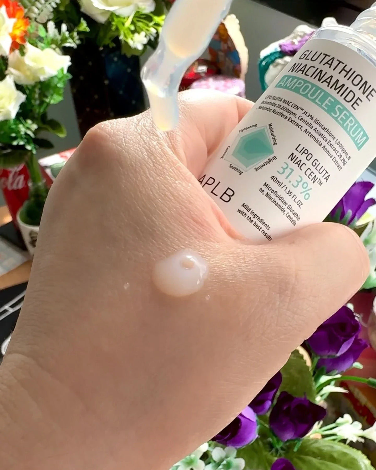 APLB Glutathione Niacinamide Ampoule - Advanced Brightening & Anti-Dark Spot Serum