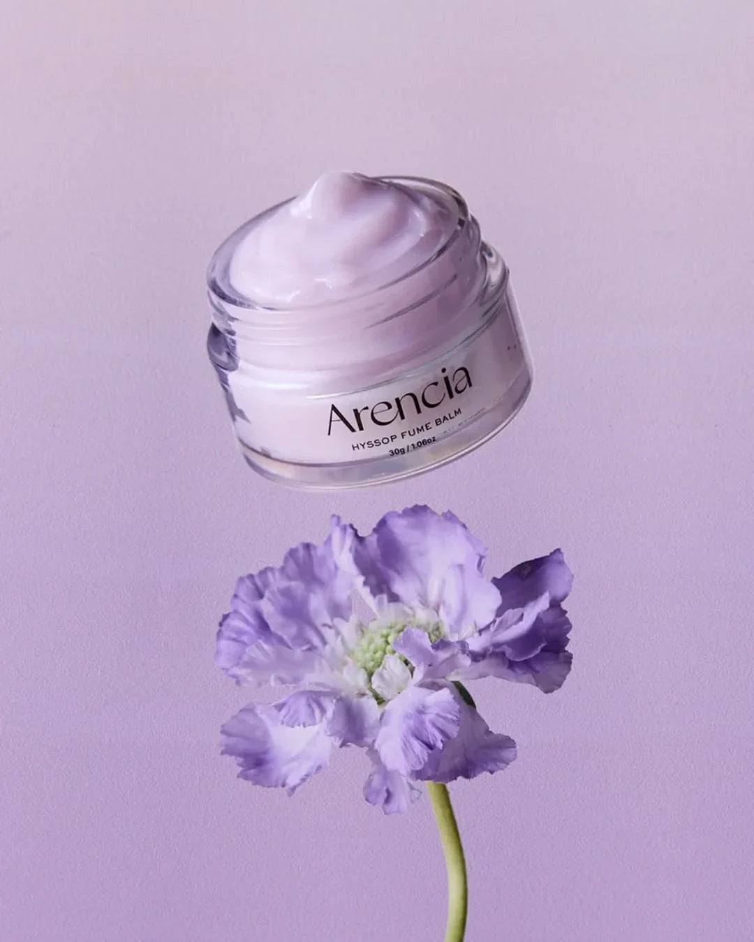Arencia Hyssop Fume Balm - Long-Lasting Solid Perfume & Hydrating Body Balm