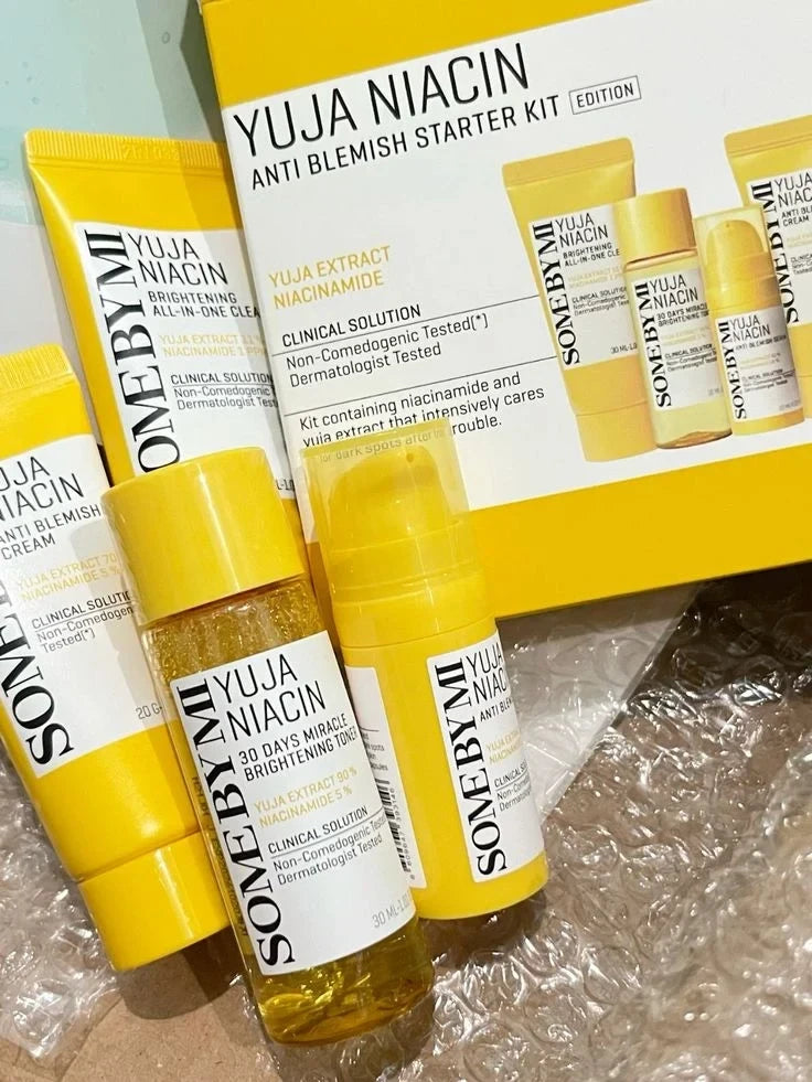 Some By Mi Propolis B5 Glow Barrier Calming Starter Kit - 4-Step Honey Glow Routine