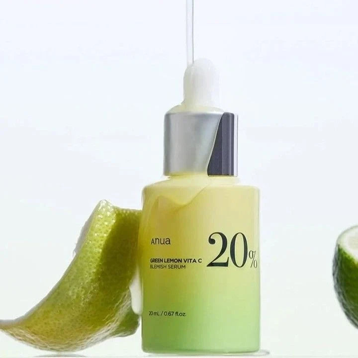 Anua Green Lemon Vita C Blemish Serum - 20% Vitamin C Brightening Treatment