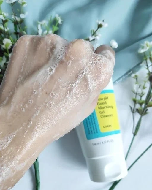 COSRX Low pH Good Morning Gel Cleanser - Gentle Daily Face Wash for Sensitive Skin