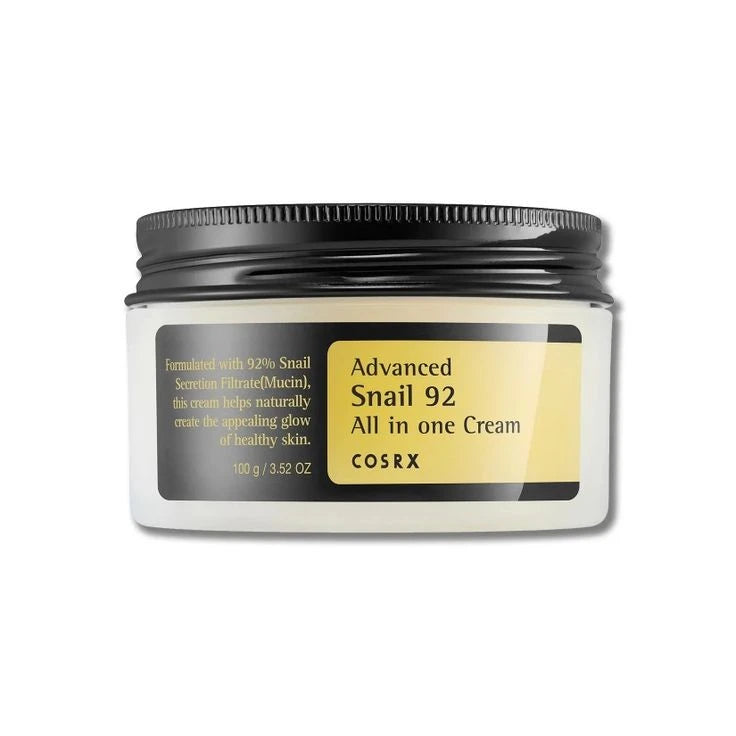 COSRX Advanced Snail 92 All In One Cream 100g - Repairing & Hydrating Snail Mucin Moisturizer