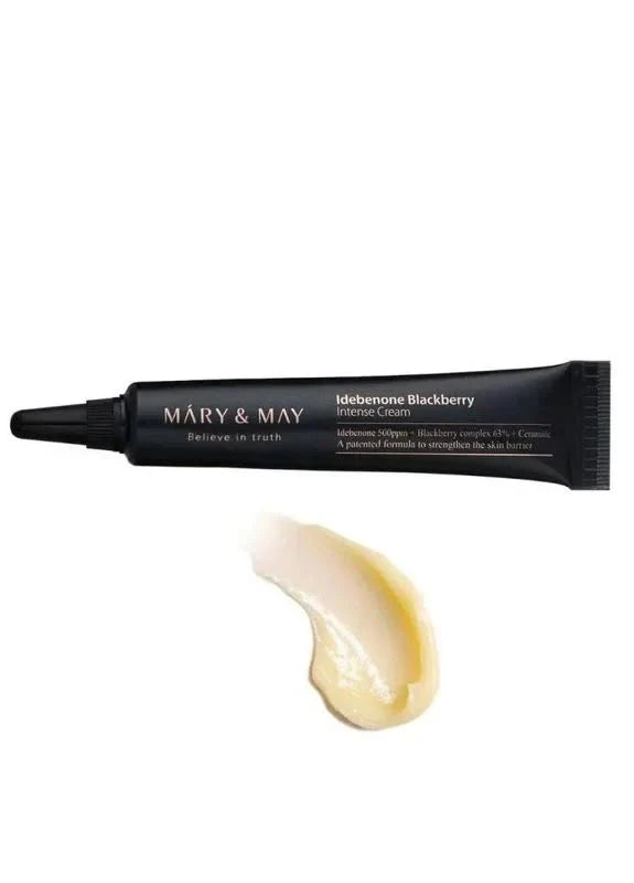 Mary & May Idebenone + Blackberry Intense Cream (Mini) 12g - Intensive Anti-Aging & Barrier Repair Cream