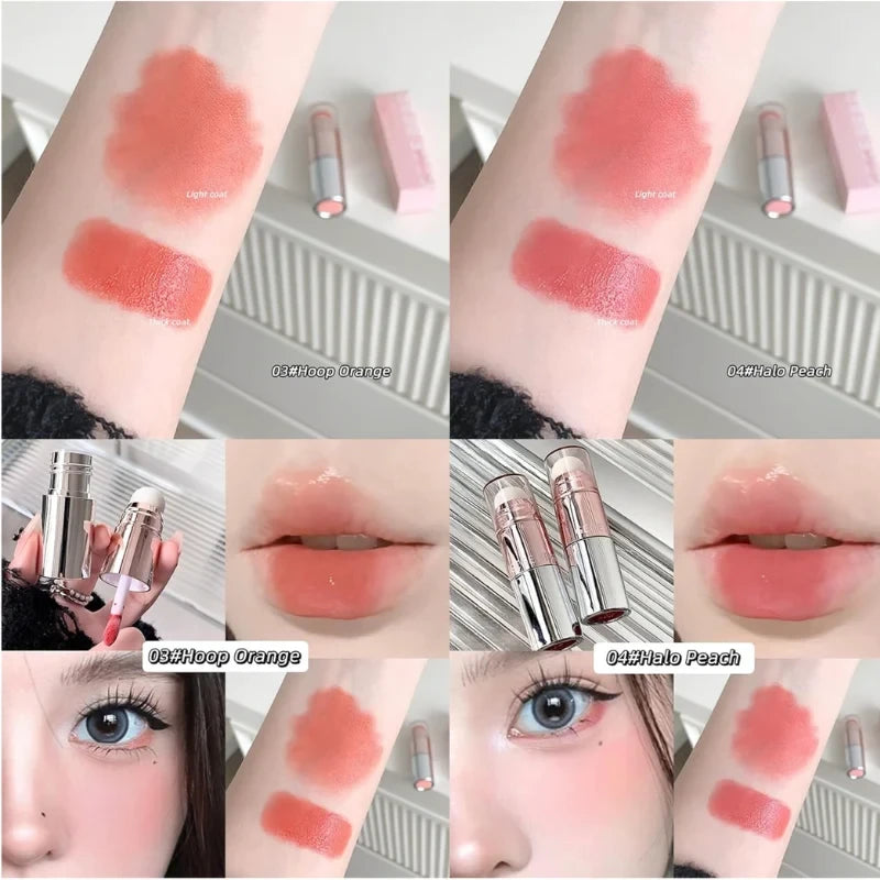 House of Hur Moist Ampoule Blusher Mini 01 Nude Beige - Hydrating Liquid Blush
