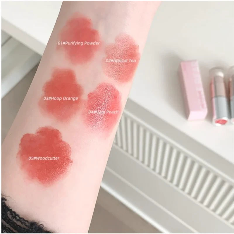 Gege Bear Lip & Cheek Cream 01 Purifying Powder - Multi-Use Velvet Tint