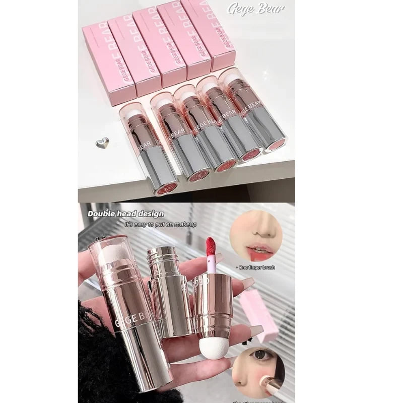 Gege Bear Lip & Cheek Cream 01 Purifying Powder - Multi-Use Velvet Tint