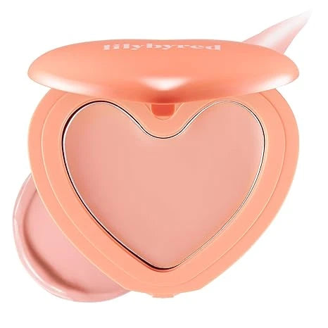 Lilybyred Luv Beam Cheek Balm 01 Pure Coral - Creamy Heart Blusher