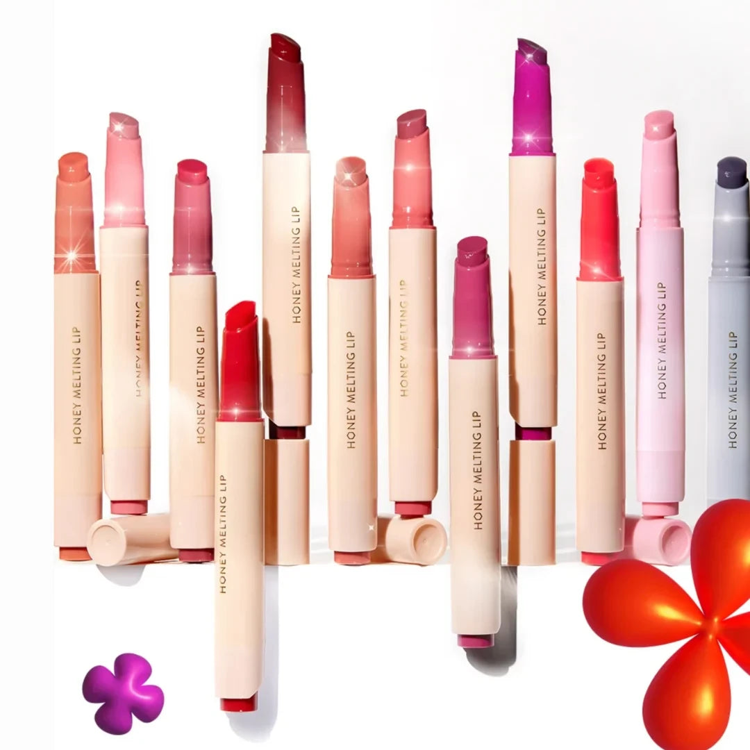 Nature Republic Honey Melting Lip 01 Apricot - High Shine Plumping Tinted Lip Balm