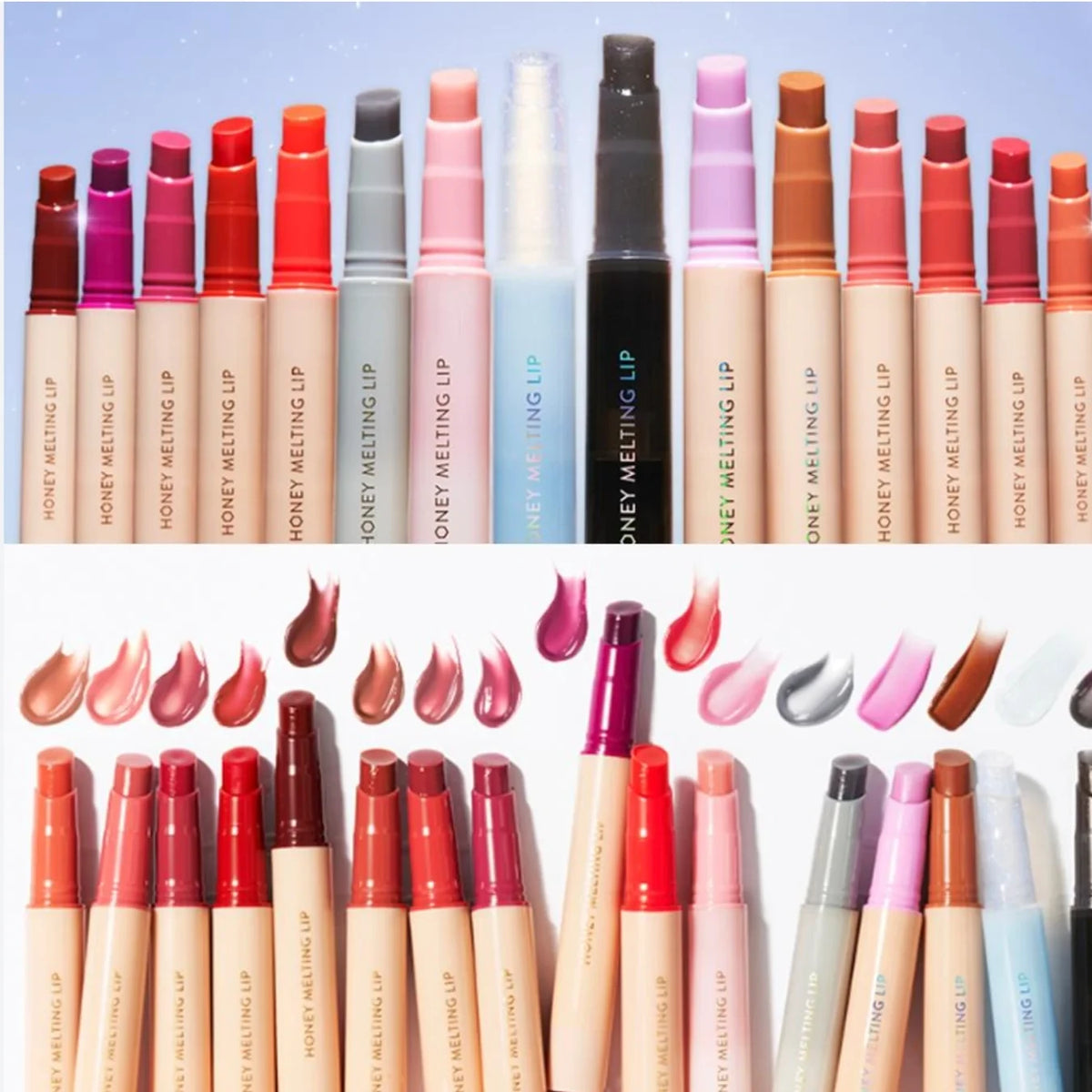 Nature Republic Honey Melting Lip 01 Apricot - High Shine Plumping Tinted Lip Balm