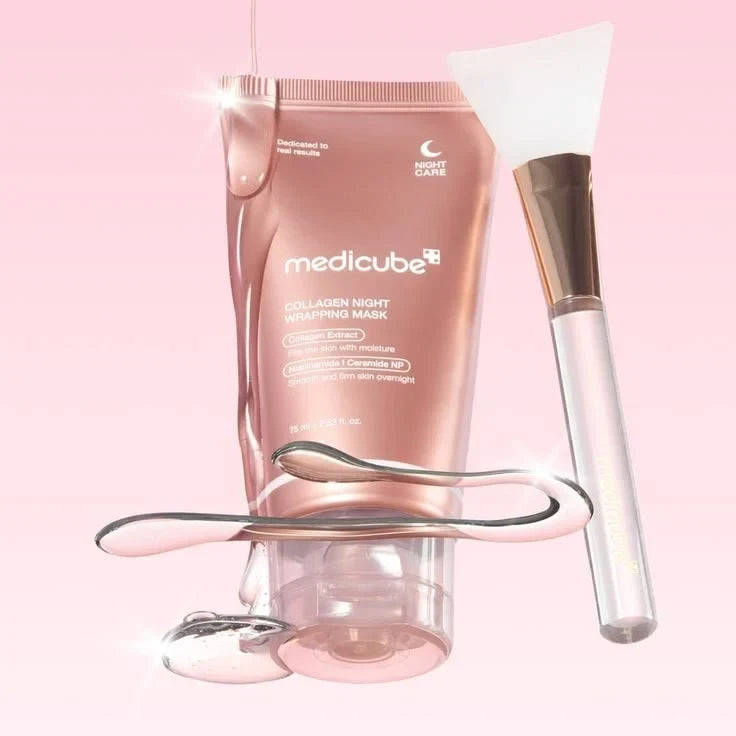 Medicube Collagen Night Wrapping Mask - Overnight Firming & Elasticity Peel-Off Mask