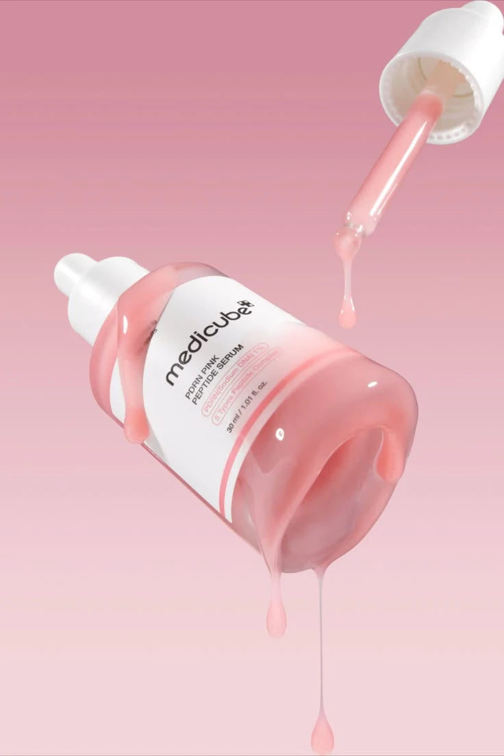 Medicube PDRN Pink Peptide Serum 30ml - Advanced Skin Elasticity & Deep Radiance Serum