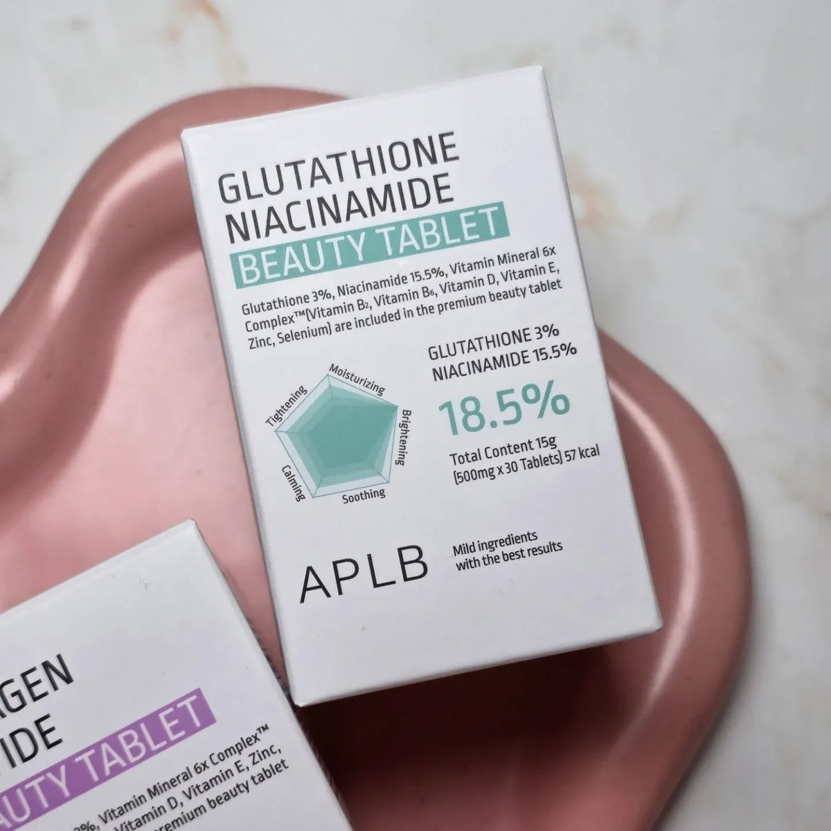 APLB Glutathione Niacinamide Beauty Tablets - Premium Skin Brightening & Radiance Supplements