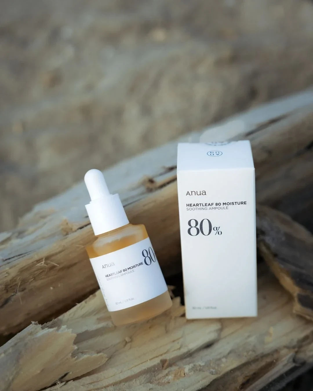 Anua Heartleaf 80% Moisture Soothing Ampoule 30ml - Calm & Hydrate Stressed Skin