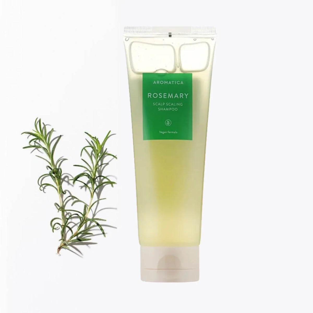 Aromatica Rosemary Root Enhancer & Scalp Scaling Shampoo - For Scalp Health & Hair Growth
