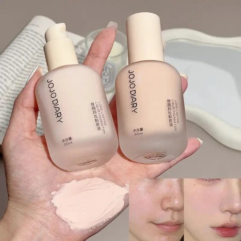 UODO Veil Matte Lasting Foundation W03 - Long-Wear Oil-Control Liquid Foundation for Oily Skin