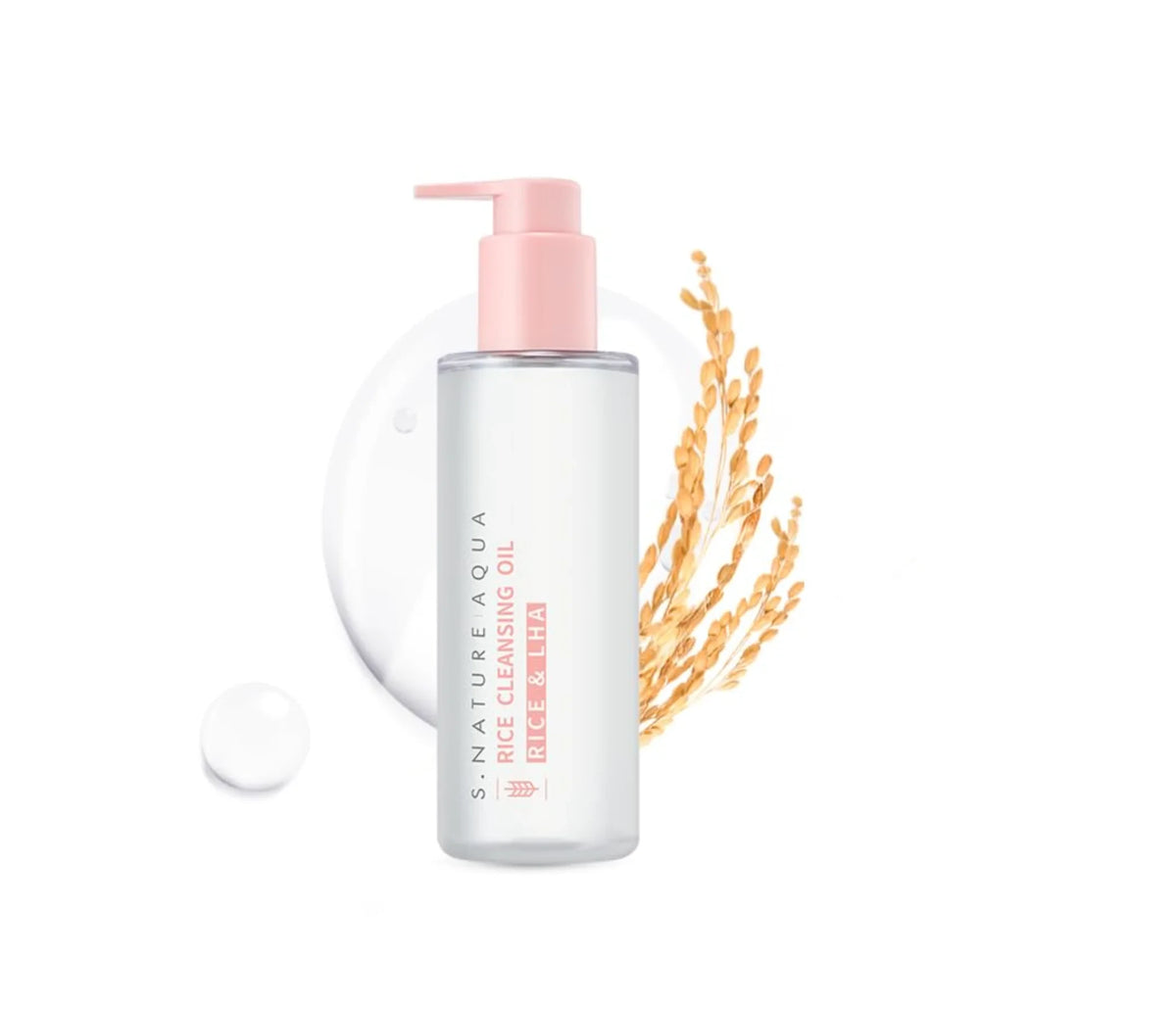 S.Nature Aqua Rice Cleansing Oil (200ml) – Deep Pore Hydrating Makeup Remover