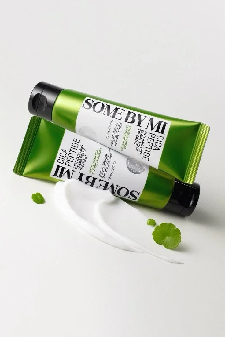 Some By Mi Cica Peptide Anti Hair Loss Derma Scalp Shampoo 50ml - Travel-Friendly Scalp Strengthening Shampoo