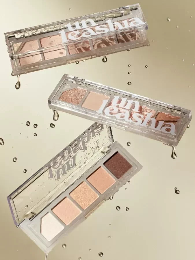 Unleashia Mood Shower Face Palette (No. 101 Ballerino Shower) - Cool Tone Pink Glow