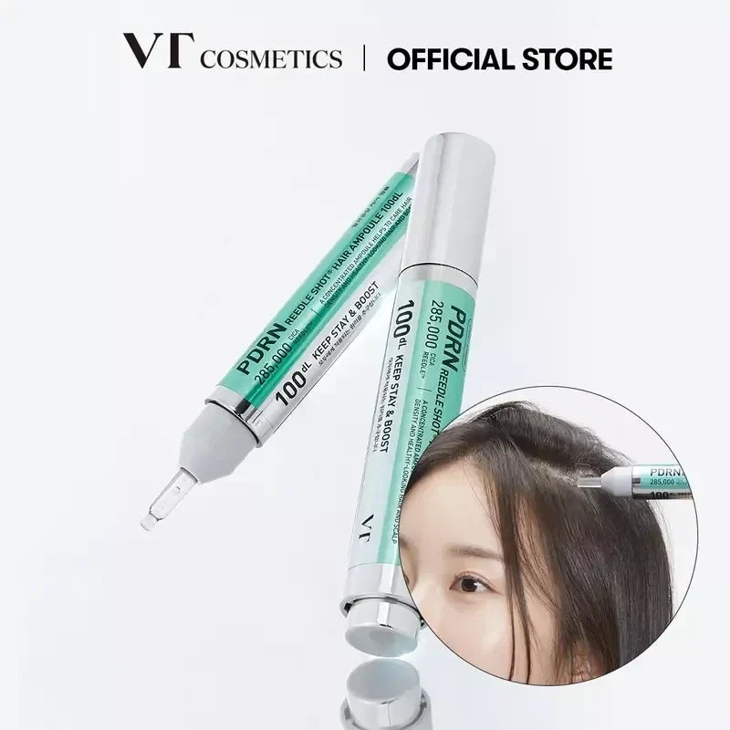 VT Cosmetics PDRN Reedle Shot Hair Ampoule (15ml) - Anti-Hair Fall & Hair Growth